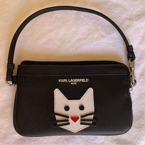 Karl Lagerfeld Cat Wristlet. Price below OBO!